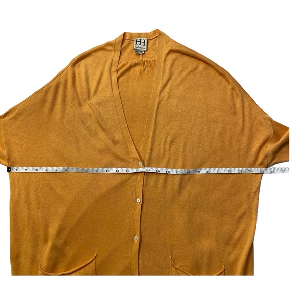 Haute Hippie Silk Cashmere Drop Shoulder Oversized Long Cardigan Sweater M - Picture 10 of 12